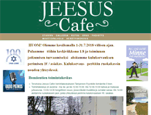 Tablet Screenshot of jeesuscafe.fi